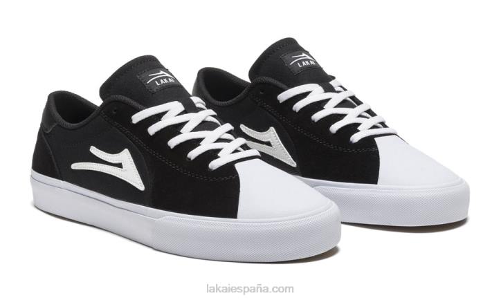 flaco_2_lakai_ante_negro_blanco_80b2104.jpg flaco 2 Lakai ante negro/blanco 80B2104 - Image 1