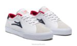 flaco 2 Lakai cuero blanco/marino 80B2103