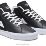 flaco 2 medio Lakai cuero negro/blanco 80B230