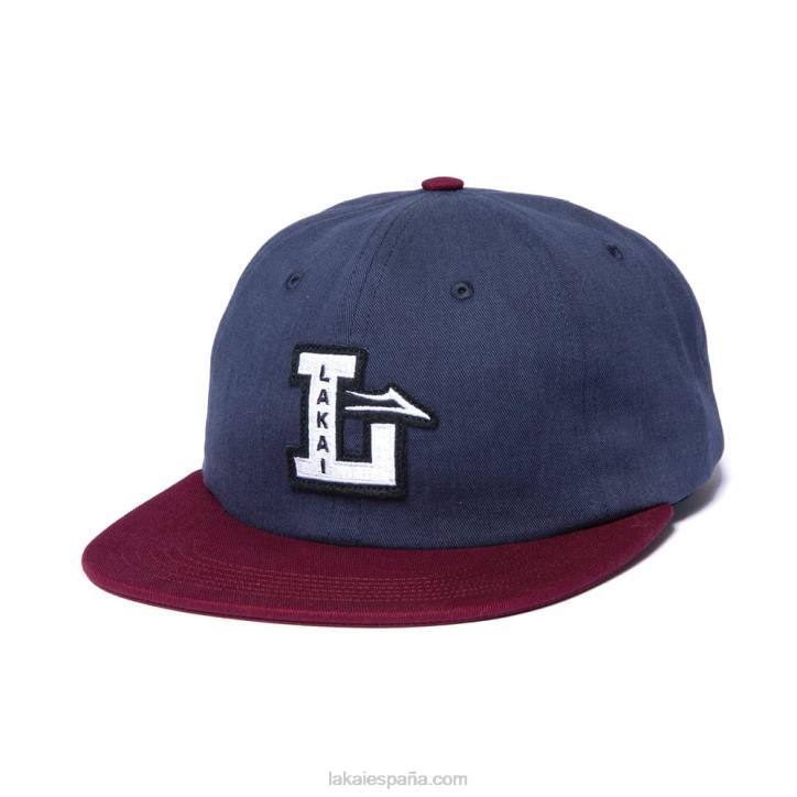gorra_strapback_de_6_paneles_lakai_azul_marino_burdeos_80b2156.jpg gorra strapback de 6 paneles Lakai azul marino/burdeos 80B2156 - Image 1