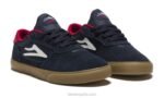 los niños de cambridge Lakai azul marino/gamuza de goma 80B2121
