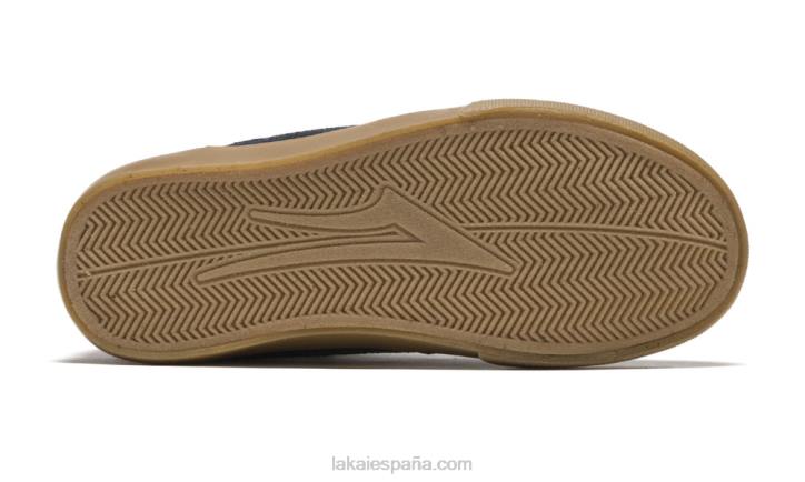 los niños de cambridge Lakai azul marino/gamuza de goma 80B2121 - Image 3