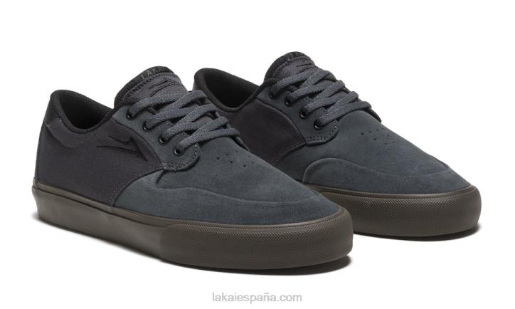 riley_3_lakai_carbon_gamuza_de_goma_80b223.jpg riley 3 Lakai carbón/gamuza de goma 80B223 - Image 1