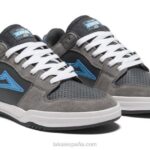 telford bajo Lakai ante gris/cian 80B249
