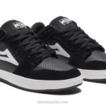 telford bajo Lakai ante negro/blanco 80B242