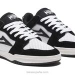 telford bajo Lakai ante negro/blanco 80B251