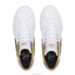 zapatillas de skate de piel flaco 2 mid Lakai blanco 80B2238 - Image 2