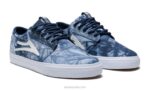 zapatillas de skate de textil teñido anudado griffin Lakai azul 80B2222 - Image 2