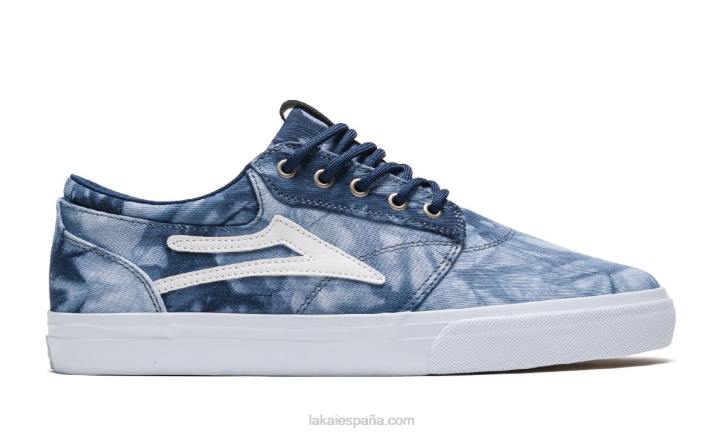zapatillas_de_skate_de_textil_tenido_anudado_griffin_lakai_azul_80b2222.jpg zapatillas de skate de textil teñido anudado griffin Lakai azul 80B2222 - Image 1