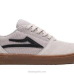 zapatillas de skateboard brighton Lakai blanco 80B2281