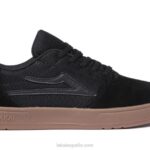 zapatillas de skateboard brighton Lakai negro 80B2280
