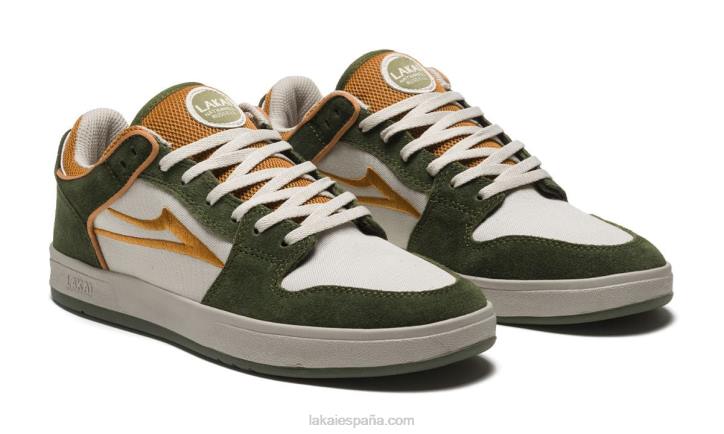 zapatos bajos de skate nathaniel russell telford Lakai verde 80B2276 - Image 2
