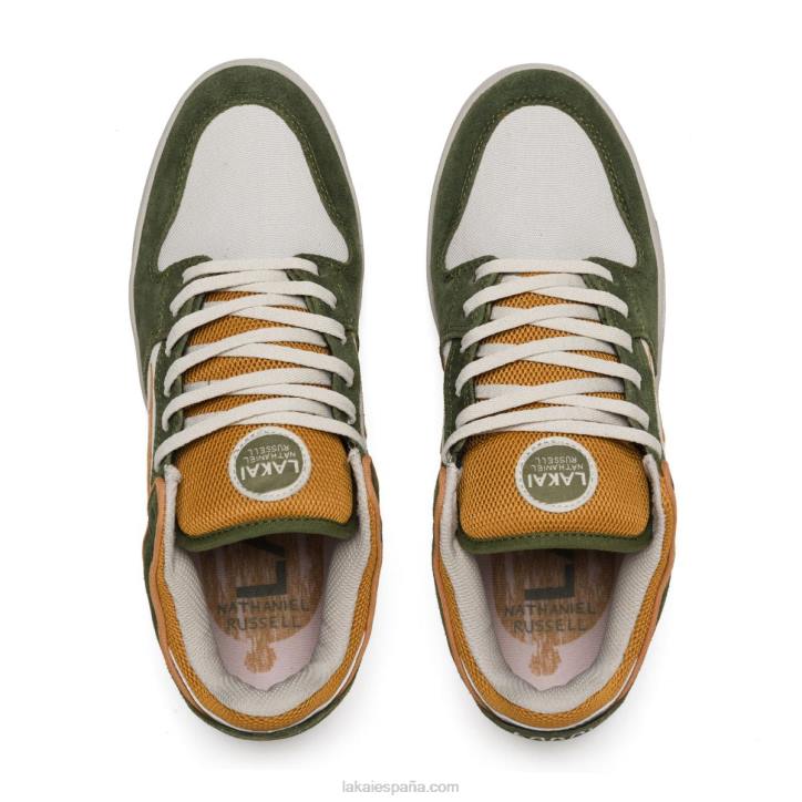 zapatos bajos de skate nathaniel russell telford Lakai verde 80B2276 - Image 3
