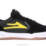 zapatos de skate atlánticos Lakai negro 80B2302