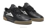zapatos de skate de cuero cambridge Lakai negro 80B2188 - Image 2
