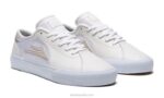 zapatos de skate de cuero flaco 2 Lakai blanco 80B2241 - Image 2