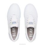 zapatos de skate de cuero Manchester Lakai blanco 80B2288 - Image 3