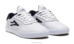 zapatos de skate de cuero para niños cambridge Lakai blanco 80B2176 - Image 2