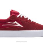 zapatos de skate essex Lakai rojo 80B2209