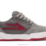 zapatos de skate para niños brighton Lakai gris 80B2182