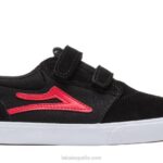 zapatos de skateboard griffin kids flame Lakai negro 80B2169