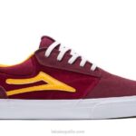 zapatos de skateboard griffin Lakai rojo 80B2224